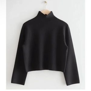 Boxy turtleneck sweater & other stories